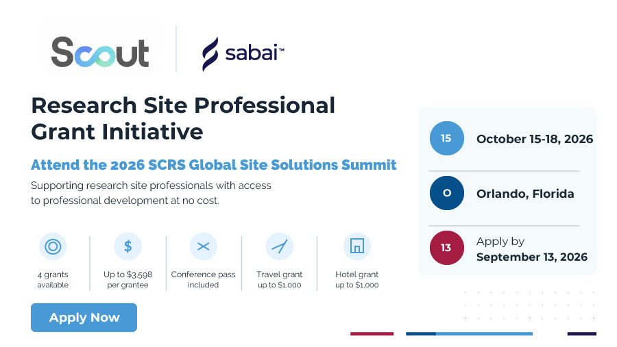 SITE SOLUTIONS SUMMIT GRANTS FOR CLINICAL SITE STAFF